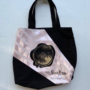 Neiman Marcus + Viktor&Rolf Black&Pink Tote Bag